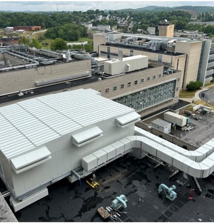 Tuff Duct Weatherproof Ductwork WVU Install